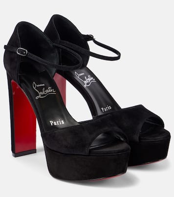 Sandalen Sandaloo 130 aus Veloursleder | Christian Louboutin