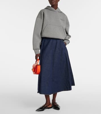 Falda midi de denim | Gucci