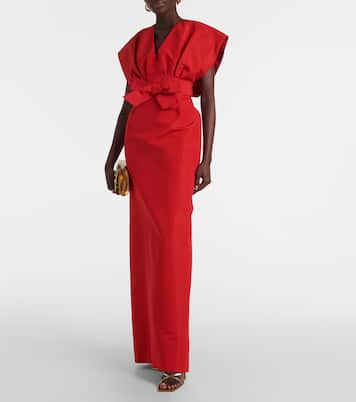 Robe aus Seiden-Faille | Carolina Herrera