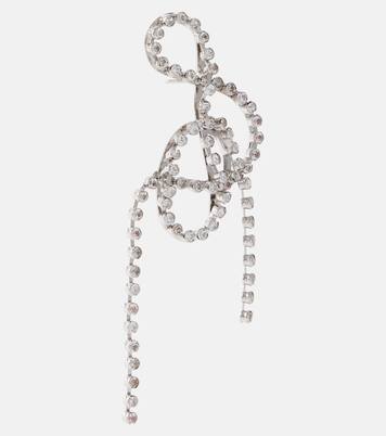 Boucles d'oreilles asymétriques à cristaux | Dries Van Noten