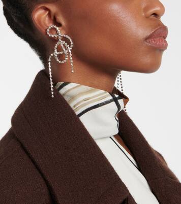Boucles d'oreilles asymétriques à cristaux | Dries Van Noten