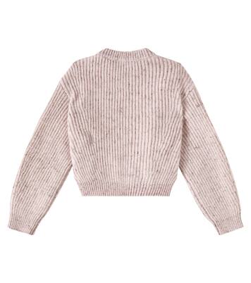 Wool and mohair-blend tweed sweater | Brunello Cucinelli Kids