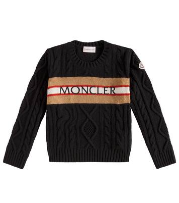 Logo virgin wool sweater | Moncler Enfant