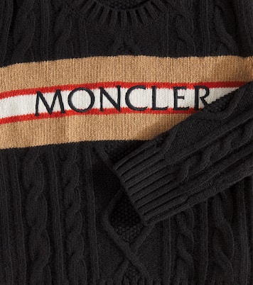 Logo virgin wool sweater | Moncler Enfant