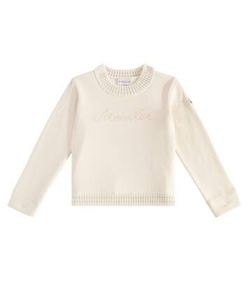 Pullover in cotone con logo | Moncler Enfant