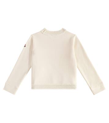 Pullover in cotone con logo | Moncler Enfant