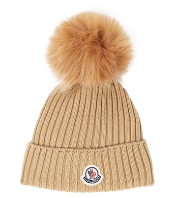 Berretto in lana vergine con logo | Moncler Enfant