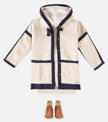 Abrigo de algodón y lana | Chloé Kids