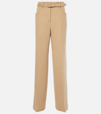Pantalones rectos Norman de cachemir | Gabriela Hearst
