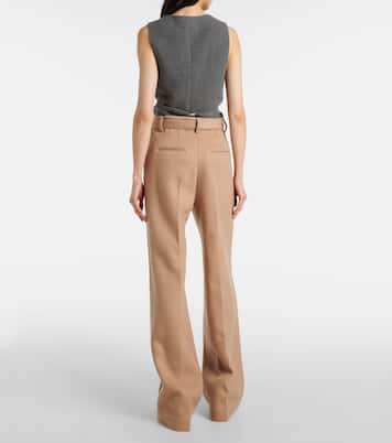 Pantalones rectos Norman de cachemir | Gabriela Hearst