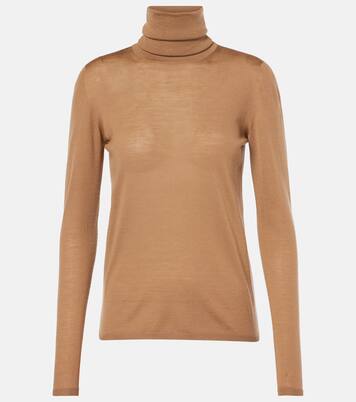 Saluto virgin wool turtleneck sweater | Max Mara