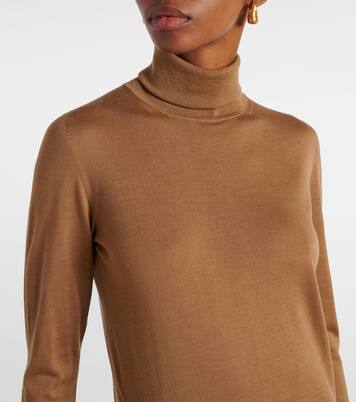Saluto virgin wool turtleneck sweater | Max Mara