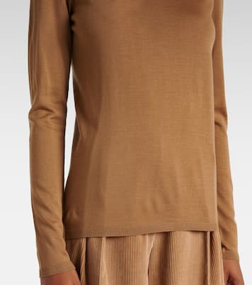 Saluto virgin wool turtleneck sweater | Max Mara