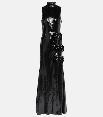 X Nicky Hilton Robe Lena mit Pailletten | Rebecca Vallance