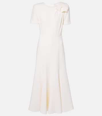 Robe midi en cady | Roland Mouret