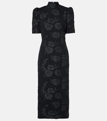 Robe midi en jacquard | Rotate