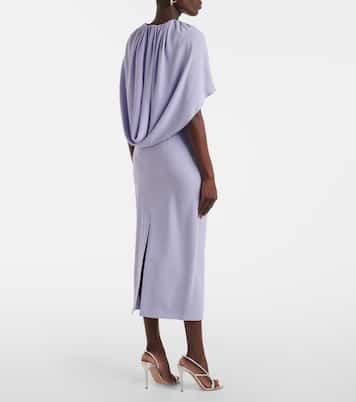Abito midi in crêpe di raso | Roland Mouret