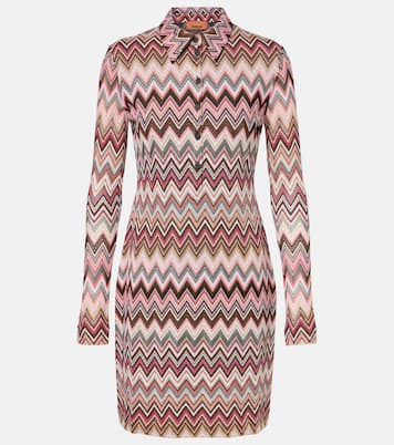 Minikleid aus Häkelstrick | Missoni