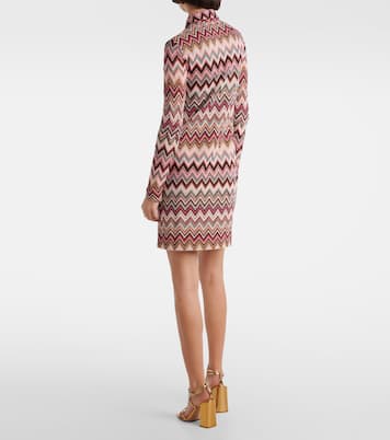 Minikleid aus Häkelstrick | Missoni