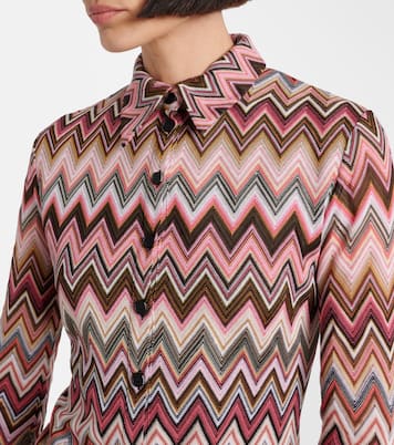 Minikleid aus Häkelstrick | Missoni