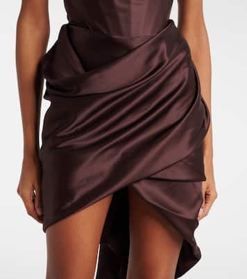 Vestido corto Nova Cora de satén | Vivienne Westwood