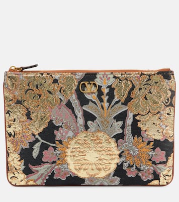 VLogo Signature Small jacquard pouch | Valentino Garavani