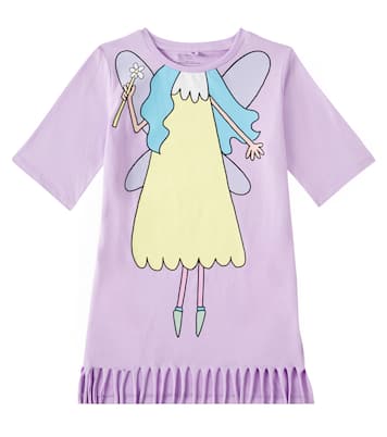 Abito in jersey di cotone con stampa | Stella McCartney Kids
