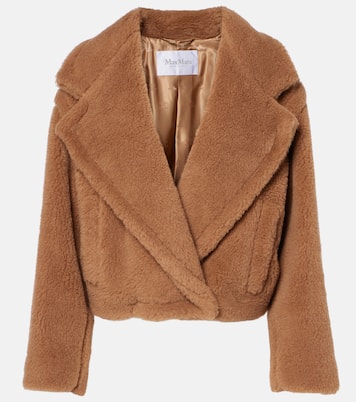 Cappotto Gardone in teddy di cammello e seta | Max Mara