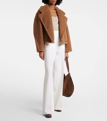 Cappotto Gardone in teddy di cammello e seta | Max Mara