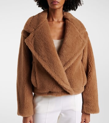 Cappotto Gardone in teddy di cammello e seta | Max Mara