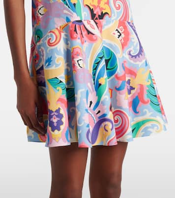Bedrucktes Minikleid aus Baumwolle | Etro