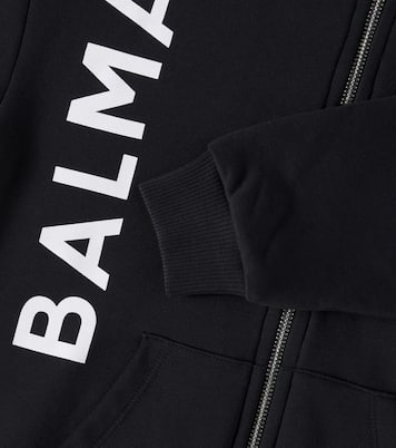 Kapuzenjacke aus Baumwolle  | Balmain Kids
