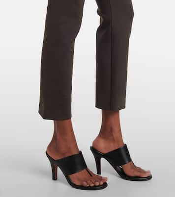 Shim cropped jersey slim pants  | Fforme