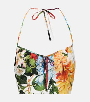 花卉棉质府绸上衣 | Dolce&Gabbana