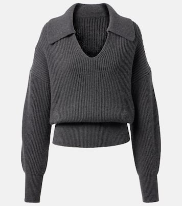 Ribbed-knit wool-blend polo sweater | Joseph