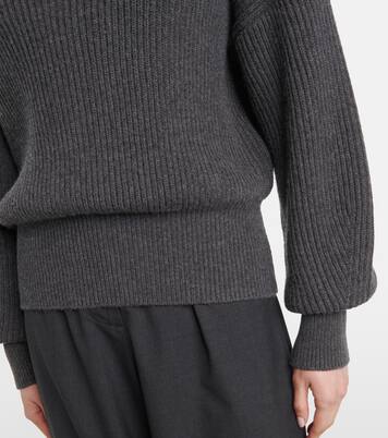 Ribbed-knit wool-blend polo sweater | Joseph