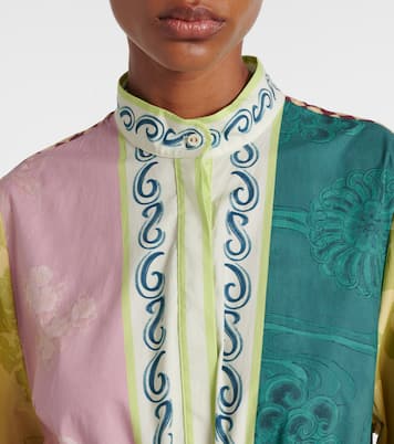 Rochester printed cotton shirt dress | Alémais