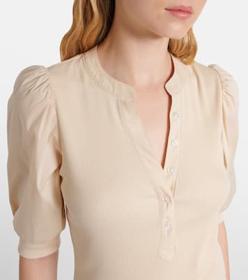 Top Coralee aus einem Baumwollgemisch | Veronica Beard