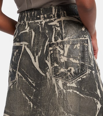 Sisysnap distressed denim miniskirt | Rick Owens
