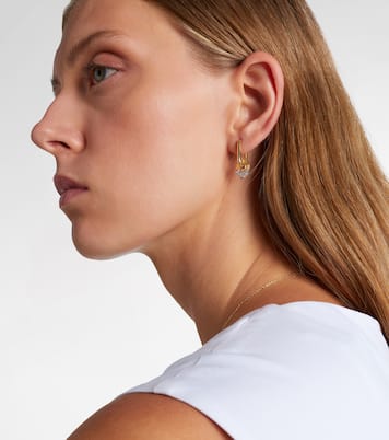 Boucle d’oreille unique en or 18 ct et diamants | FoundRae