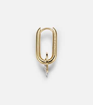 Boucle d’oreille unique en or 18 ct et diamants | FoundRae