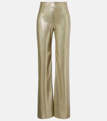 High-rise wide-leg pants | Galvan