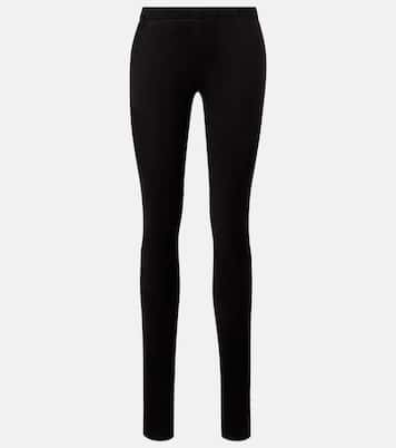 Leggings Carolyn de ante de tiro medio | Stouls