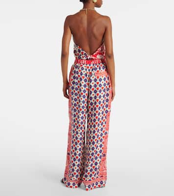Pantaloni Rise & Roar in seta | Camilla