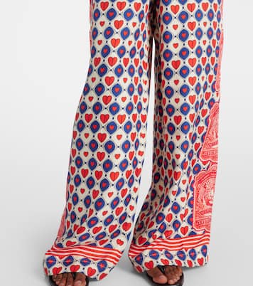 Pantaloni Rise & Roar in seta | Camilla