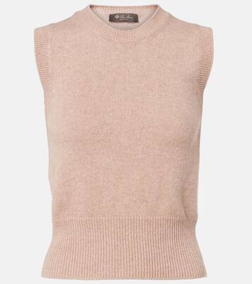 Pull sans manches en cachemire et soie | Loro Piana