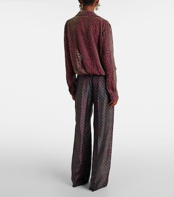 Bedrucktes Wickeltop Cedal | Dries Van Noten