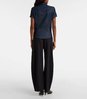 Top Cavazos aus Denim | Khaite