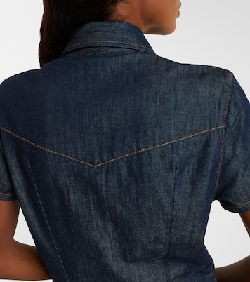 Top Cavazos aus Denim | Khaite