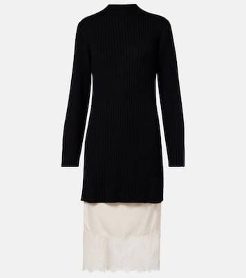 Willow wool-blend sweater dress | Staud